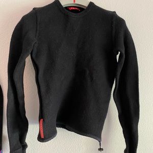 Prada women black sweater